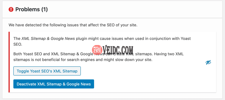 XML Sitemap & Google News与Yoast插件冲突 XML Sitemap & Google News与Yoast插件冲突