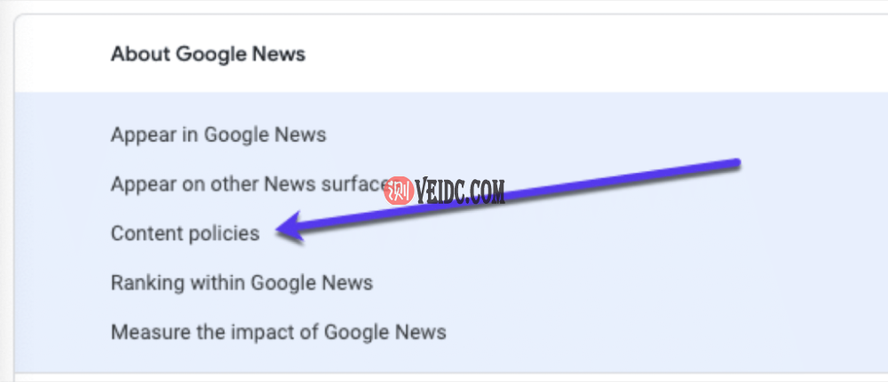 用于发布的Google新闻内容政策 用于发布的Google新闻内容政策