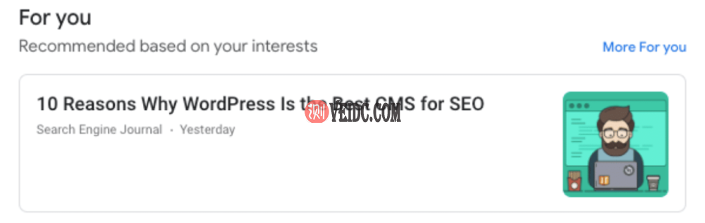 在Google新闻上向我推荐了一篇文章(显然是关于WordPress的) 在Google新闻上向我推荐了一篇文章(显然是关于WordPress的)