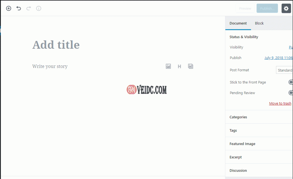 使用特定于古腾堡的快捷键的示例 使用特定于古腾堡的快捷键的示例