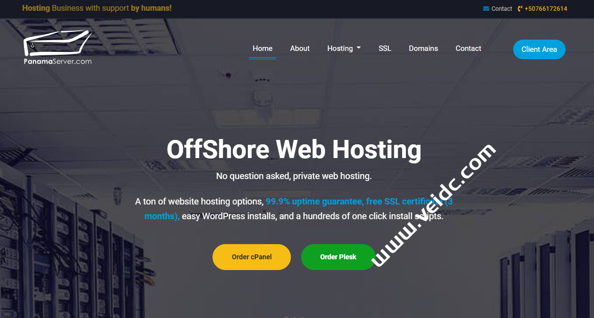 PanamaServer:巴拿马VPS,无视DMCA,2核2G2TB带宽,月付5美元起-SSHCE测评