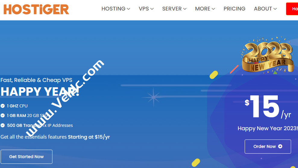 Hostiger:2023 HAPPY YEAR新年优惠,美国/土耳其VPS年付15美元起-SSHCE测评