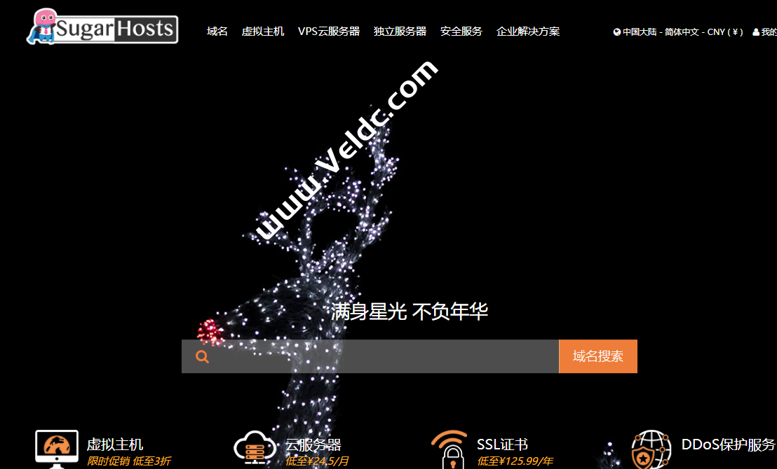 SugarHosts:国外云服务器月付¥24.5起,虚拟主机限时3折月付¥34.99起,可选中国香港/美国/荷兰等-SSHCE测评