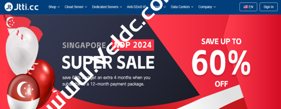 Jtti:美国特价VPS促销,年付低至$30.78,CN2三网直连/解锁美区资源-SSHCE测评