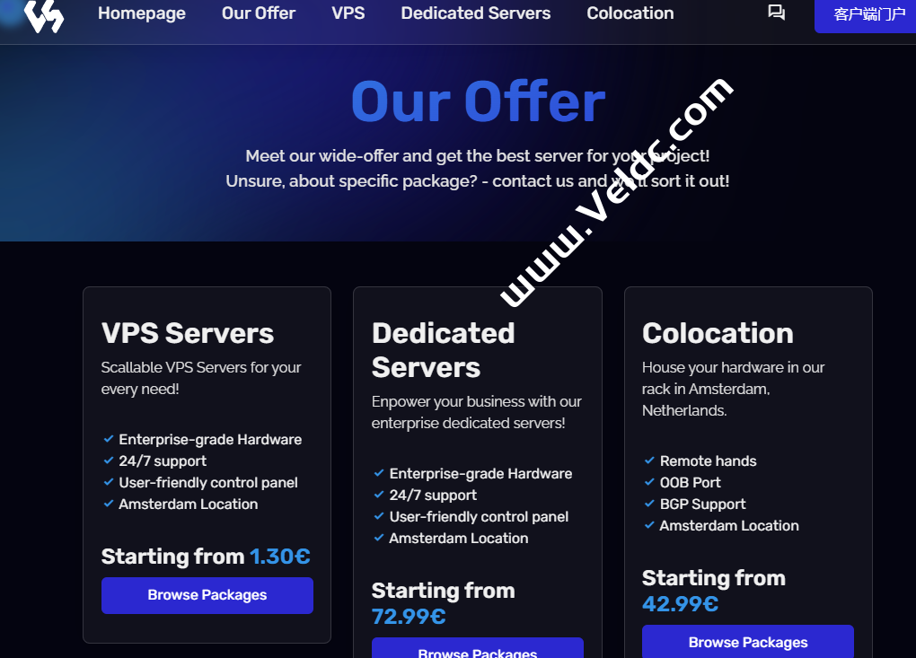 Chunkserve:LET VM 特别版补货,荷兰VPS,1核3GB内存/40GB SSD,2Gbps@ 10 TB,年付$9.99起-SSHCE测评
