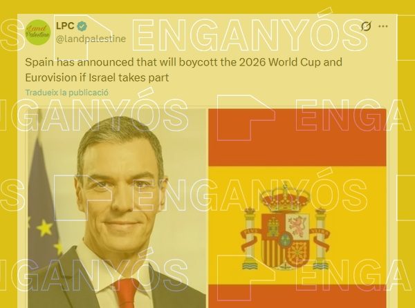 Espanya no boicotejarà el Mundial de futbol com va fer amb Eurovisió: Israel ja està eliminat