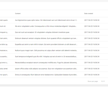 Vue.js Materialize Data Table Component Vue.js Materialize Data Table Component
