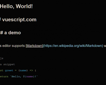 User-friendly Markdown Editor For Vue.js User-friendly Markdown Editor For Vue.js