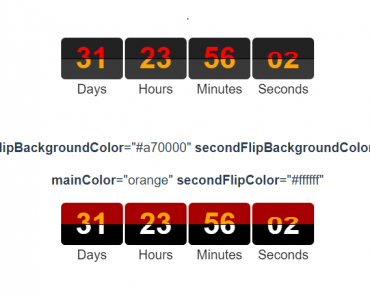 Countdown Timer With Flip Animation For Vue 3.x Countdown Timer With Flip Animation For Vue 3.x
