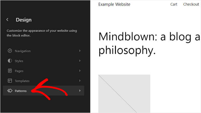Selecting Patterns on the WordPress Full-Site Editor Selecting Patterns on the WordPress Full-Site Editor