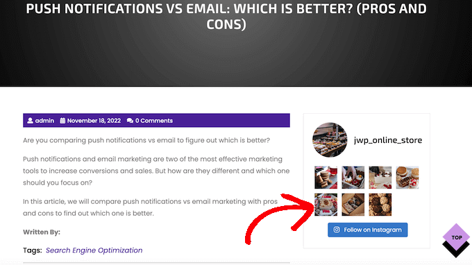 An example of a social media feed, created using Smash Balloon An example of a social media feed, created using Smash Balloon