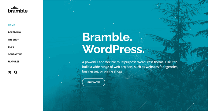 Bramble WordPress theme Bramble WordPress theme
