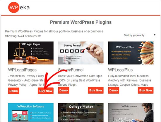 Acquista singolo plugin Acquista singolo plugin