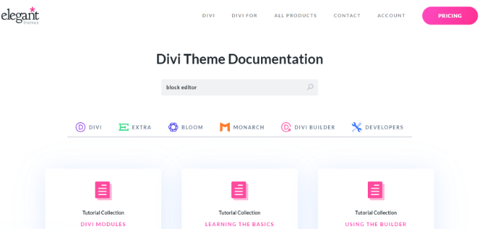 Search block editor in theme documentation Search block editor in theme documentation