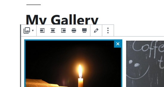 Default WordPress Gallery Options Default WordPress Gallery Options