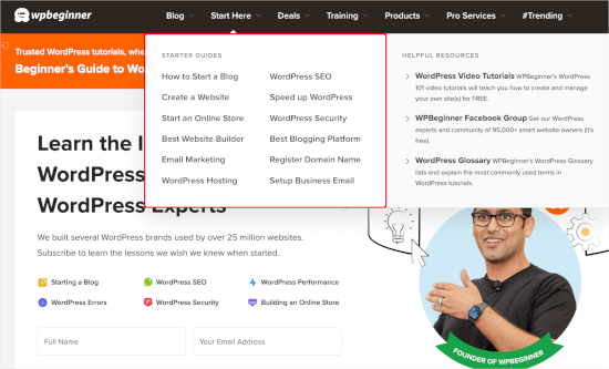 WPBeginner blog WPBeginner blog