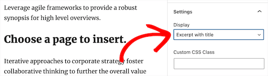 Sélectionnez les options d'affichage de la page ou de l'article Sélectionnez les options d'affichage de la page ou de l'article