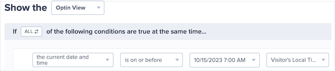 Scheduling campaigns and popups in advance Scheduling campaigns and popups in advance