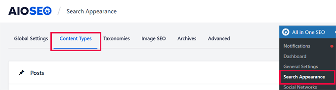 All in One SEO - Search Appearance All in One SEO - Search Appearance