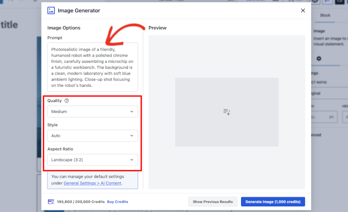 Configurar opciones de imagen con IA - AIOSEO Configurar opciones de imagen con IA - AIOSEO