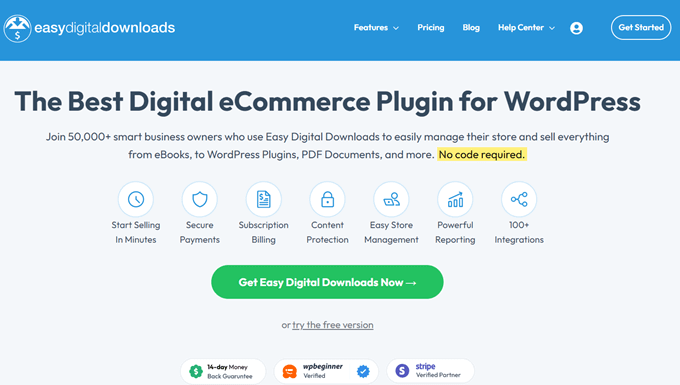 Easy Digital Downloads Download digitali facili