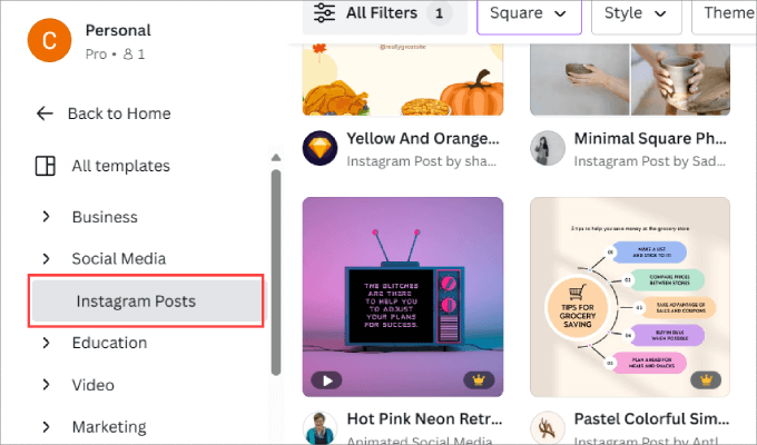 Instagram posts canva Instagram posts canva