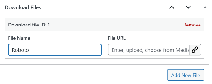 Add font files for download Add font files for download