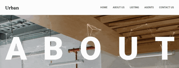 Example of an animated particle background made with SeedProd Example of an animated particle background made with SeedProd