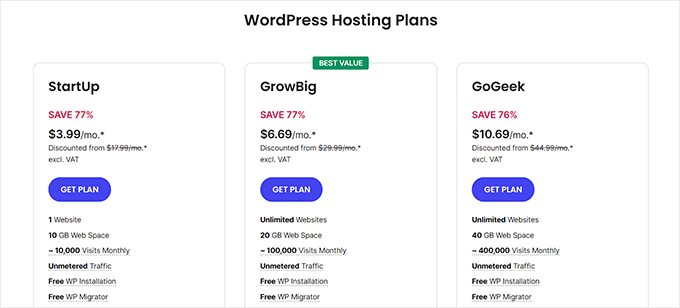 SiteGround pricing SiteGround pricing