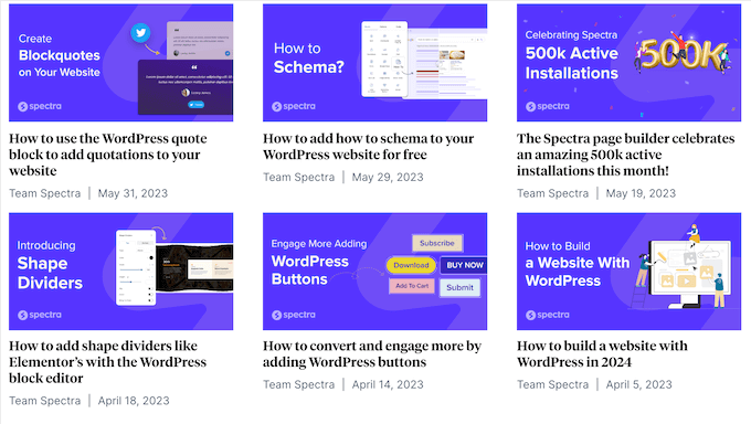 The Spectra page builder blog The Spectra page builder blog