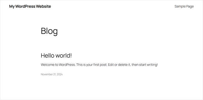 Twenty Twenty Five WordPress default theme Twenty Twenty Five WordPress default theme