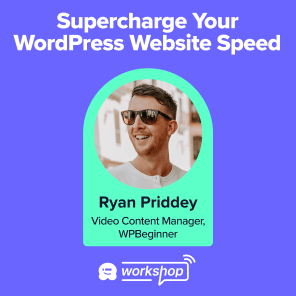 Supercharge Your WordPress Website Speed Workshop Supercharge Your WordPress Website Speed Workshop
