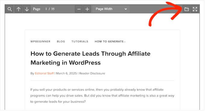 How to allow visitors to download your embedded ebooks menus, training manuals, and other PDF documents How to allow visitors to download your embedded ebooks menus, training manuals, and other PDF documents