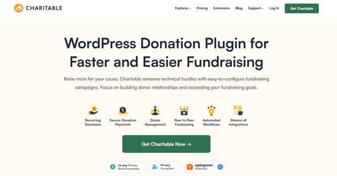 The WP Charitable donation plugin for WordPress The WP Charitable donation plugin for WordPress