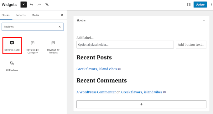Adding TripAdvisor review to the sidebar Adding TripAdvisor review to the sidebar