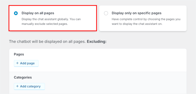 Displaying click-to-chat button on all pages Displaying click-to-chat button on all pages