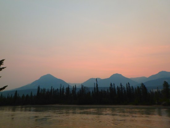 Golden, BC, dawn, 7 Aug