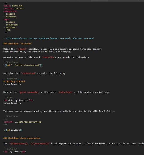 Sublime Text 3 支持的热门插件推荐(图4) Monokai-Extended Markdown-Extended