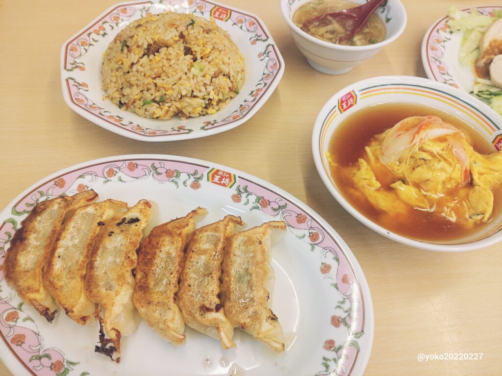 餃子の王将 料理