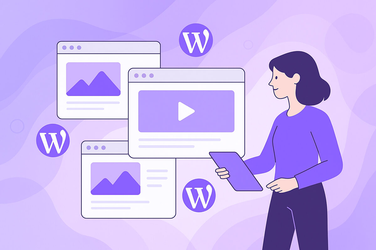 Bulk content and media management across multiple WordPress sites
